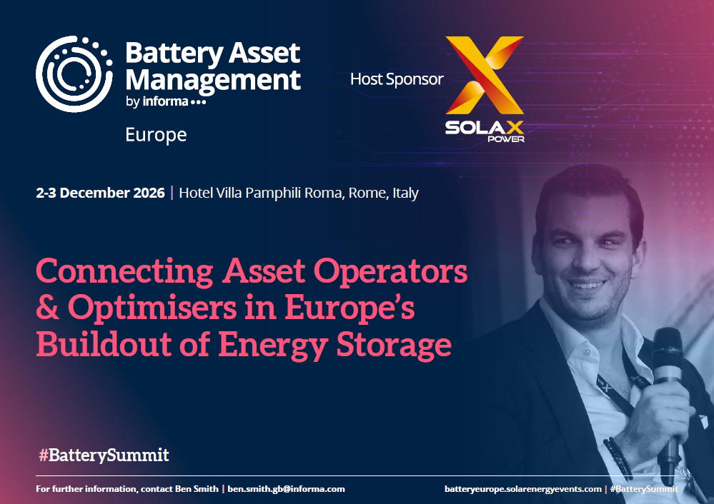 Battery Asset Management Summit Europe - 2026 Partnership Prospectus