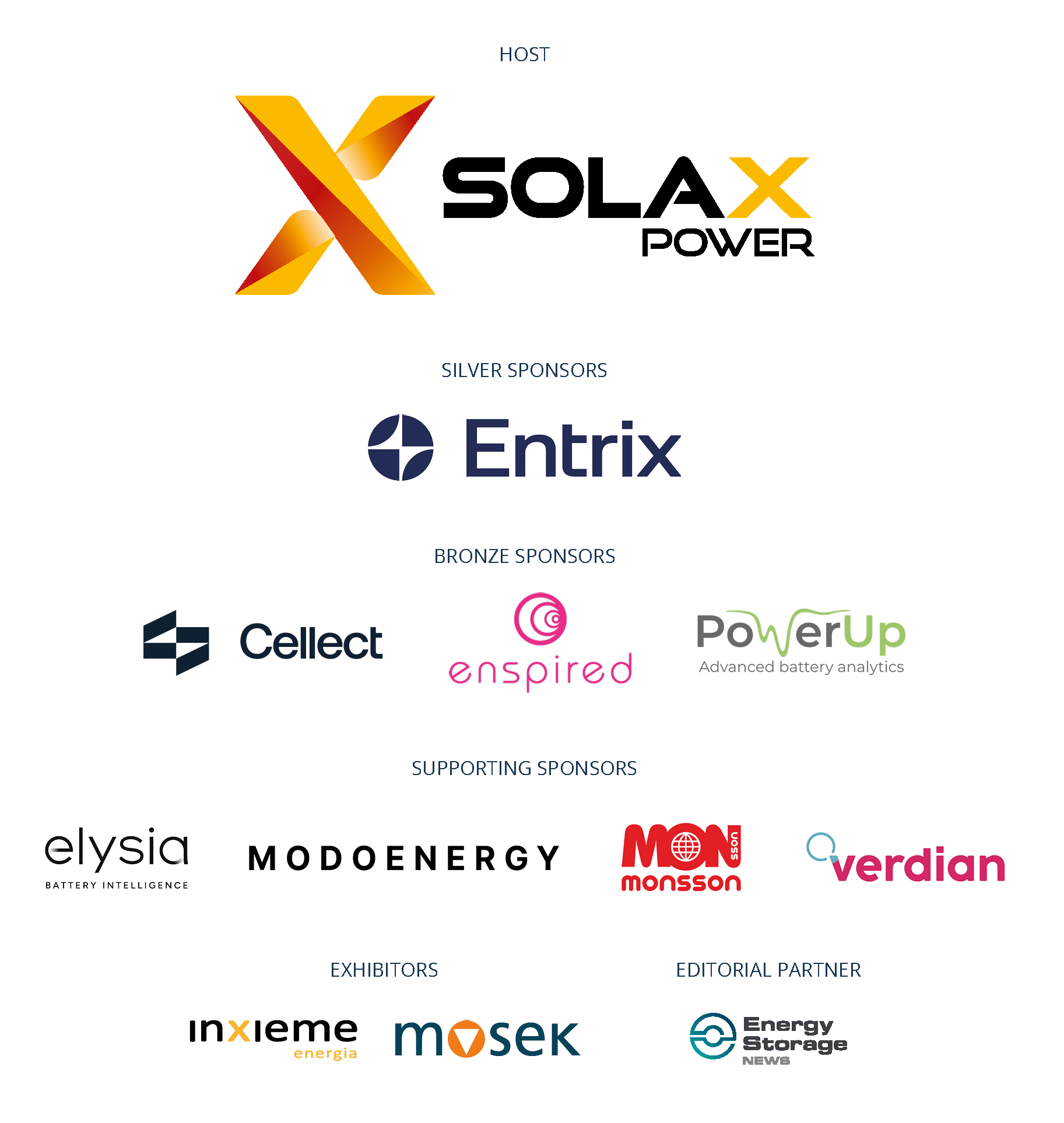 BAM Europe 2026 Sponsor Tier Battery Asset Management Summit Europe Sponsors and Partners